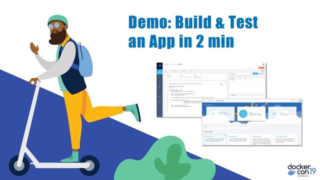 Demo: Build & Test
an App in 2 min

