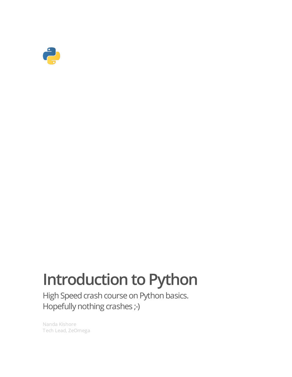 Python 101 - Speaker Deck