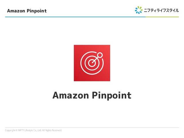Amazon Pinpoint
Amazon Pinpoint
