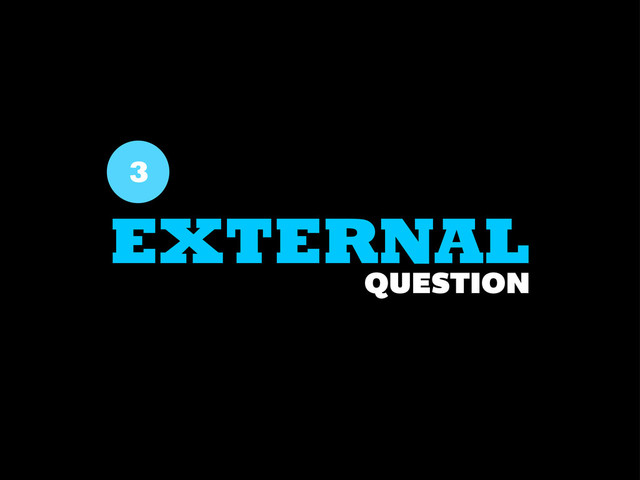 3
EXTERNAL
QUESTION

