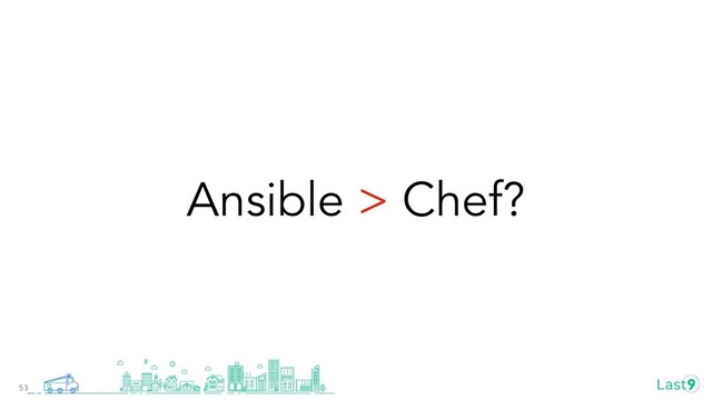 Ansible > Chef?
53
