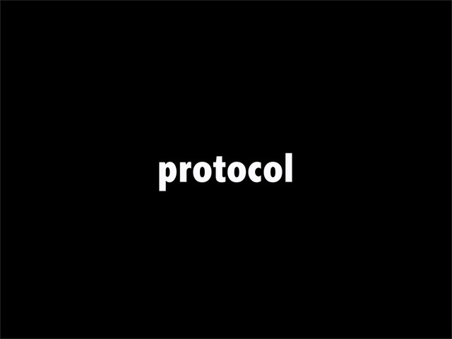 protocol
