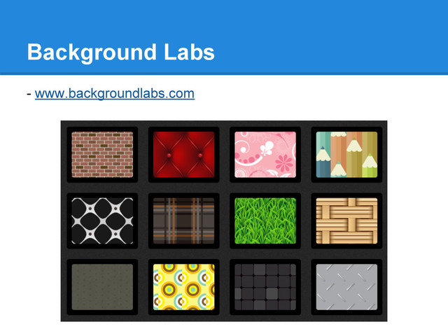Background Labs
- www.backgroundlabs.com
