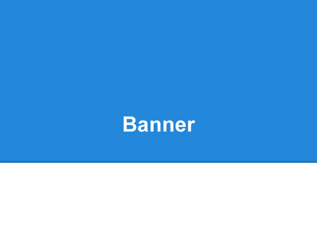 Banner
