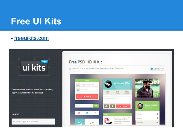 Free UI Kits
- freeuikits.com
