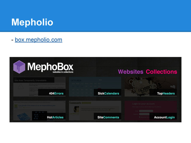 Mepholio
- box.mepholio.com

