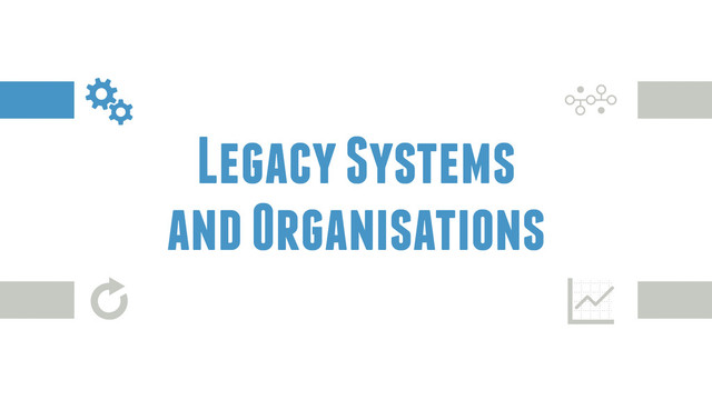 Legacy Systems
and Organisations
z
ģ
G
Y
