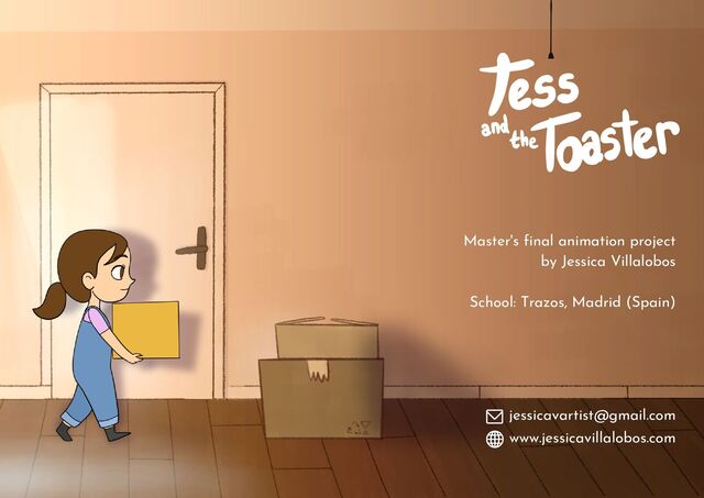 Master's final animation project
by Jessica Villalobos


School: Trazos, Madrid (Spain)
jessicavartist@gmail.com
www.jessicavillalobos.com
