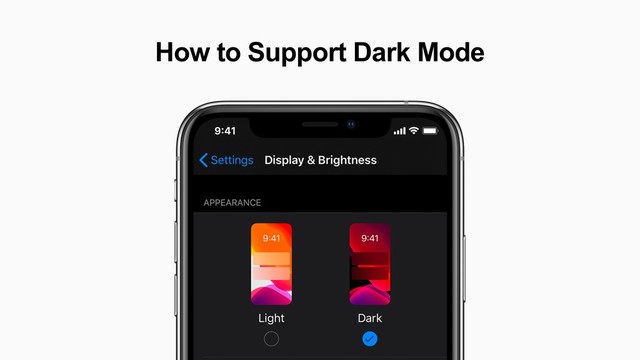 How to Support Dark Mode
