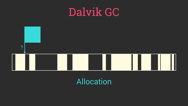 Dalvik GC
?
Allocation
