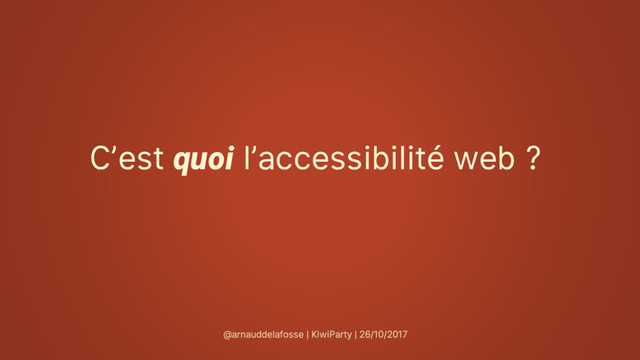 C’est quoi l’accessibilité web ?
