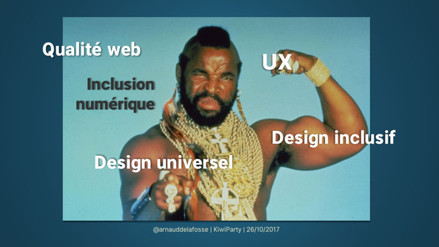 Qualité web
Design inclusif
Design universel
Inclusion
numérique
UX
