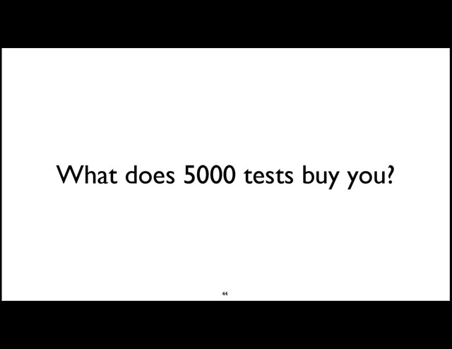 What does 5000 tests buy you?
44
