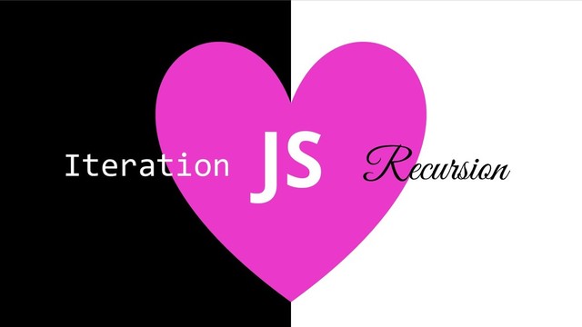 JS
Iteration Recursion
