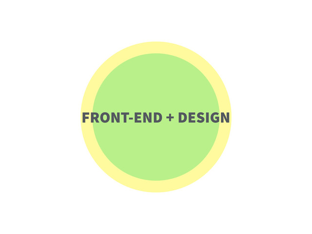 FRONT-END + DESIGN

