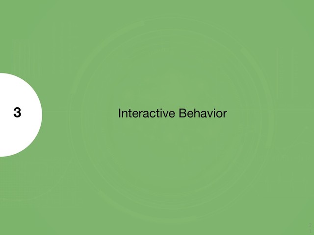 Interactive Behavior
3
2
1
