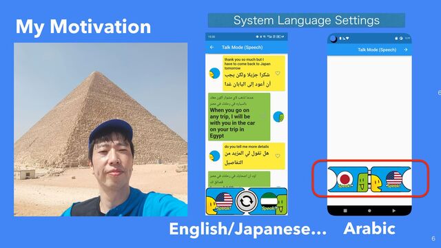 My Motivation

English/Japanese…
4ZTUFN-BOHVBHF4FUUJOHT
Arabic

