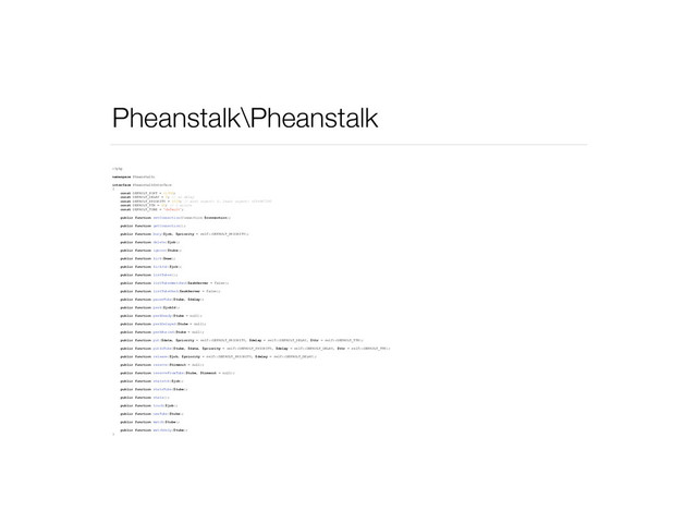 Pheanstalk\Pheanstalk
