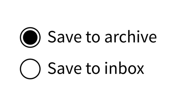 Save to archive
Save to inbox
