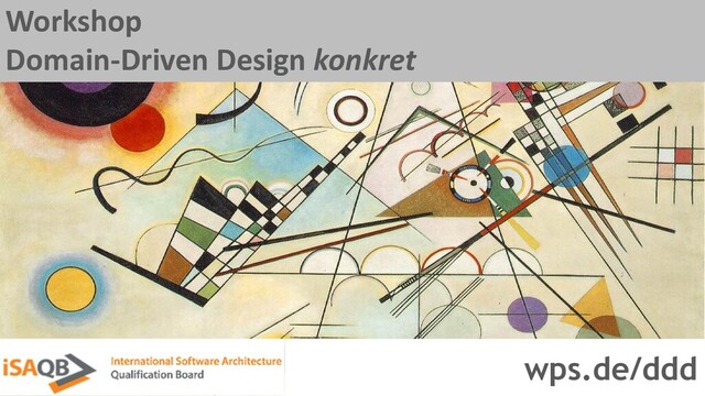 Workshop
Domain-Driven Design konkret
wps.de/ddd
