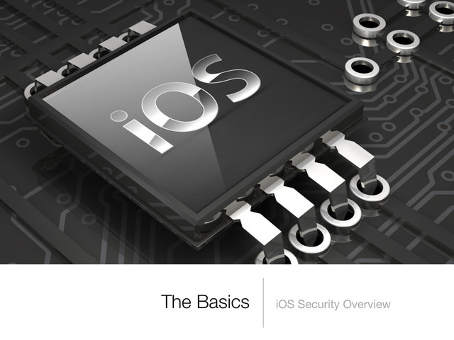 The Basics iOS Security Overview

