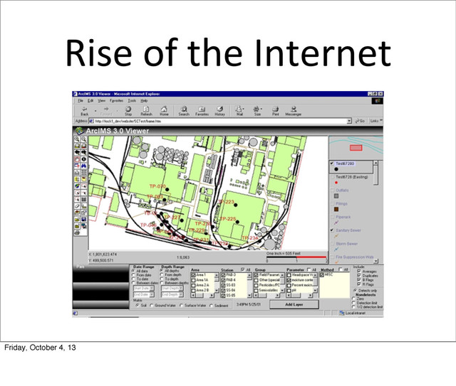 Rise	  of	  the	  Internet
Friday, October 4, 13
