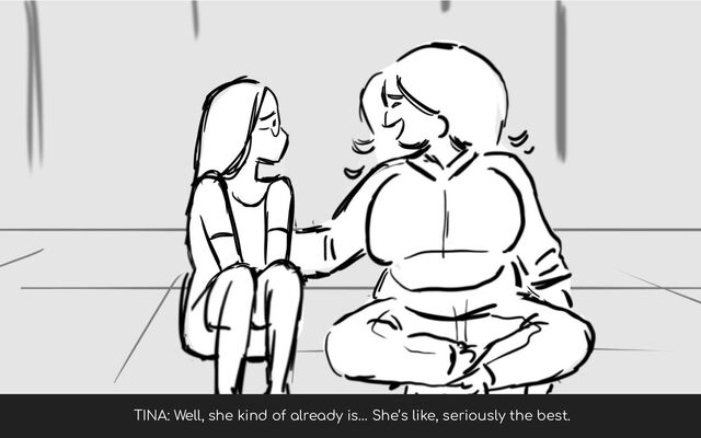 TINA: Well, she kind of already is… She’s like, seriously the best.
