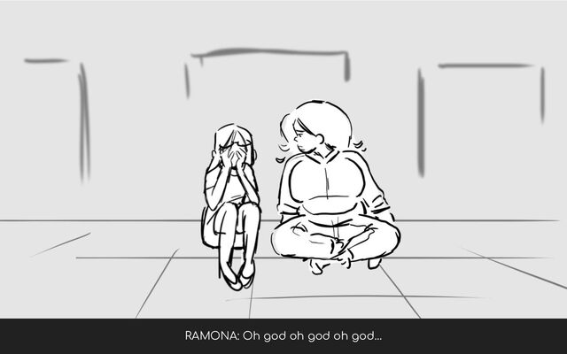 RAMONA: Oh god oh god oh god…
