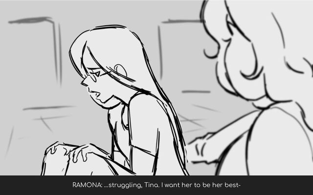 RAMONA: …struggling, Tina. I want her to be her best-
