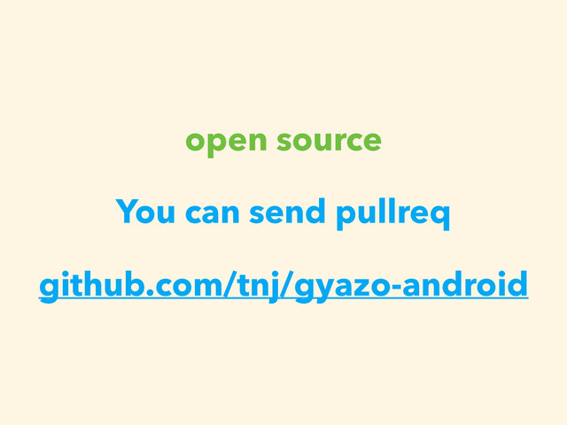 open source 
 
You can send pullreq
github.com/tnj/gyazo-android

