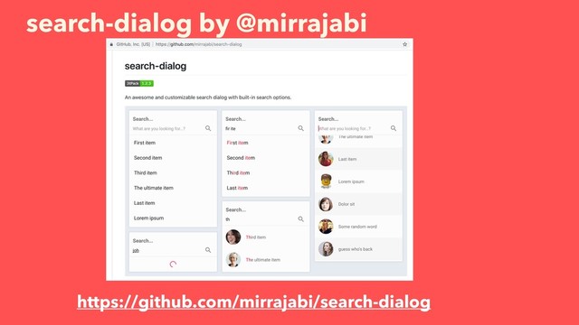 search-dialog by @mirrajabi
https://github.com/mirrajabi/search-dialog
