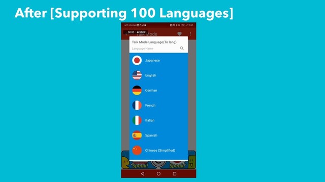 After [Supporting 100 Languages]
