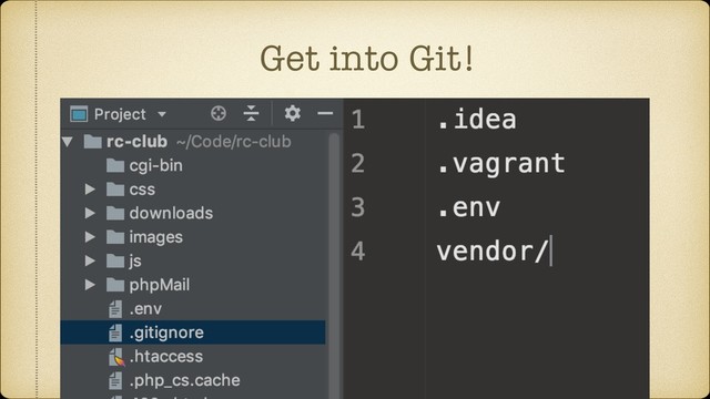 Get into Git!
