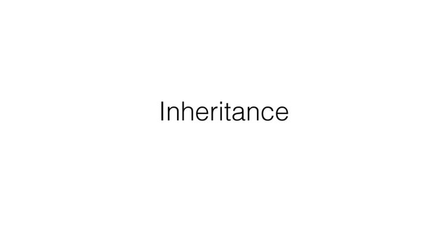 Inheritance
