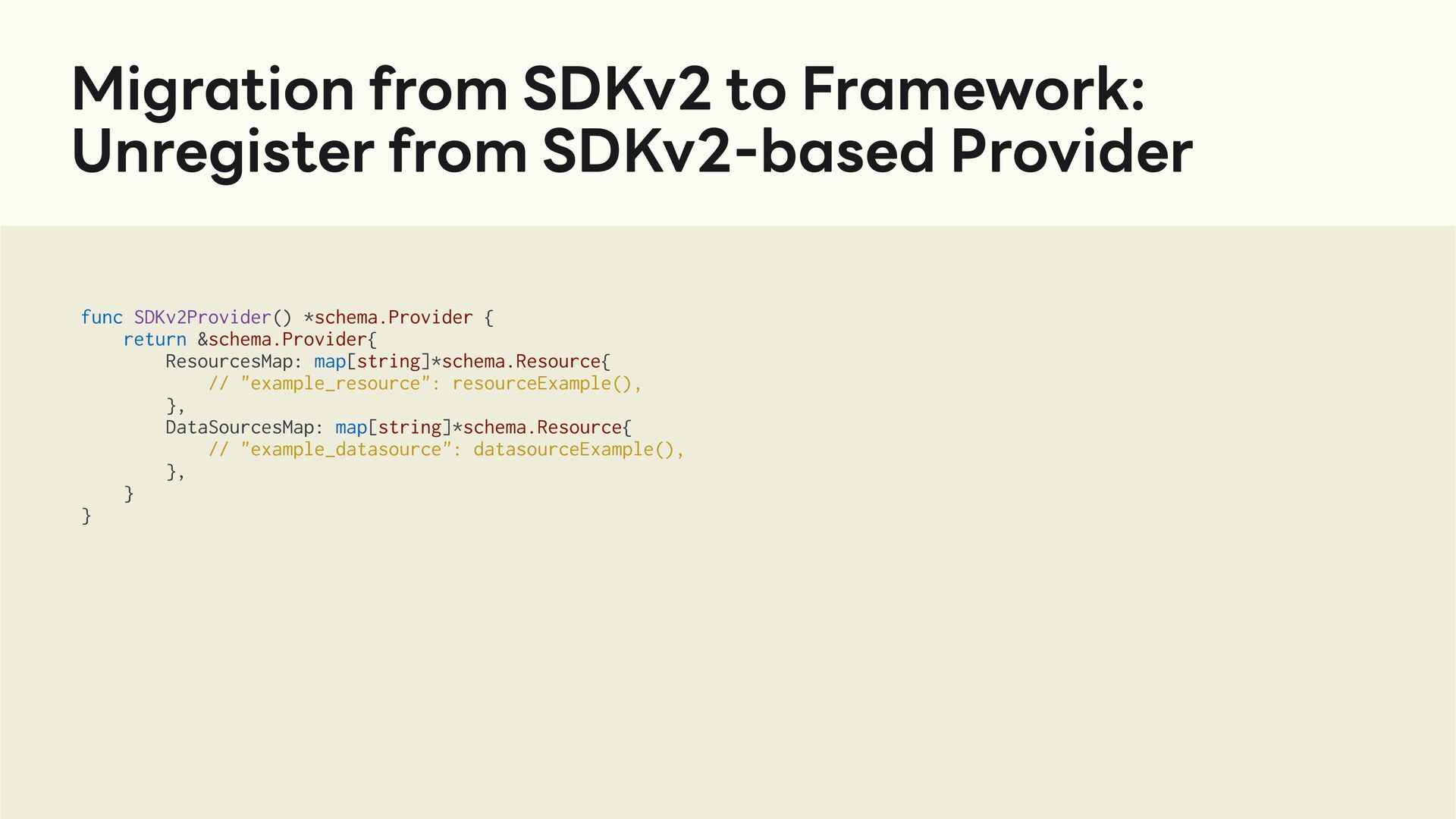 Adopting Terraform Plugin Framework - Speaker Deck