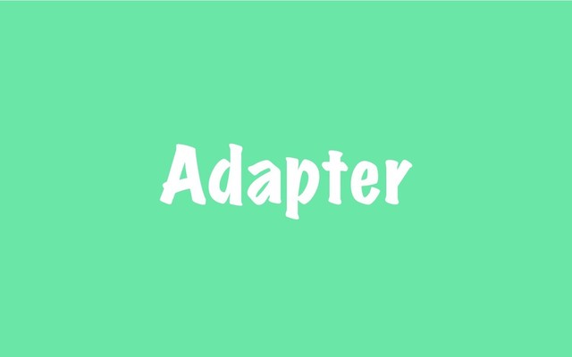Adapter
