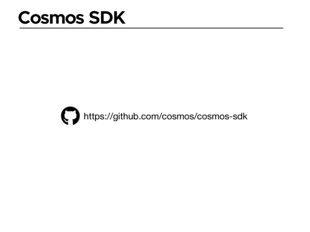 Cosmos SDK
https://github.com/cosmos/cosmos-sdk
