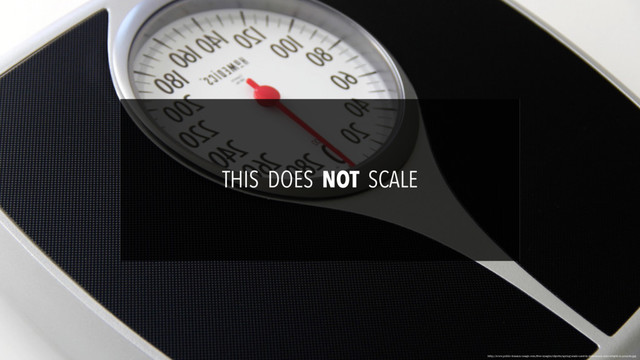 THIS DOES NOT SCALE
http://www.public-domain-image.com/free-images/objects/spring-scale-used-to-determine-ones-weight-in-pounds.jpg
