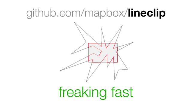 github.com/mapbox/lineclip
freaking fast
