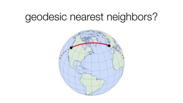 geodesic nearest neighbors?
