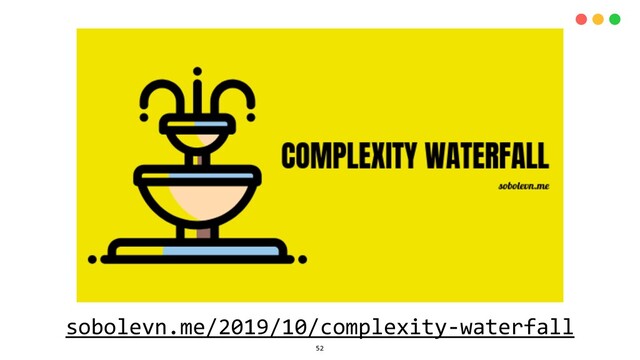 sobolevn.me/2019/10/complexity-waterfall
52
