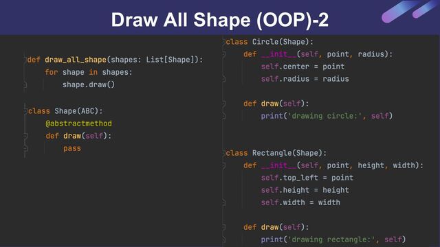 Draw All Shape (OOP)-2
