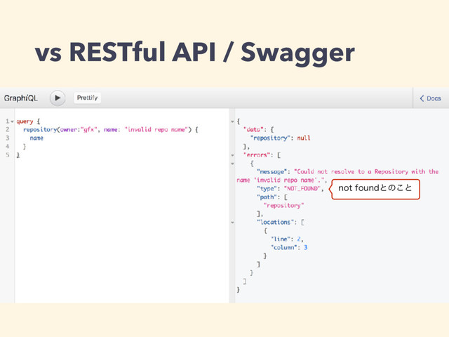 vs RESTful API / Swagger
OPUGPVOEͱͷ͜ͱ
