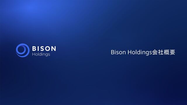 Bison Holdings会社概要
