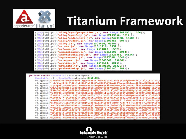 Titanium	  Framework
