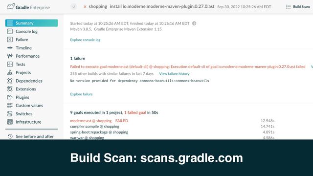 Build Scan: scans.gradle.com
