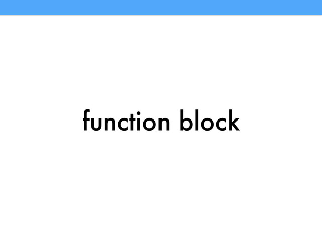 function block
