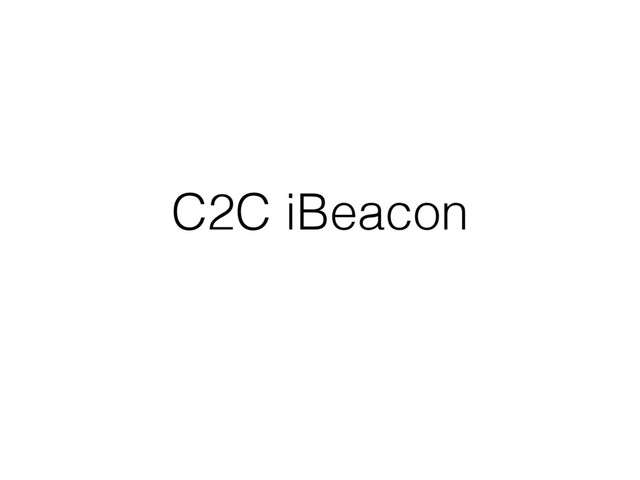 C2C iBeacon
