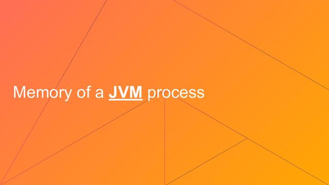 Memory of a JVM process
