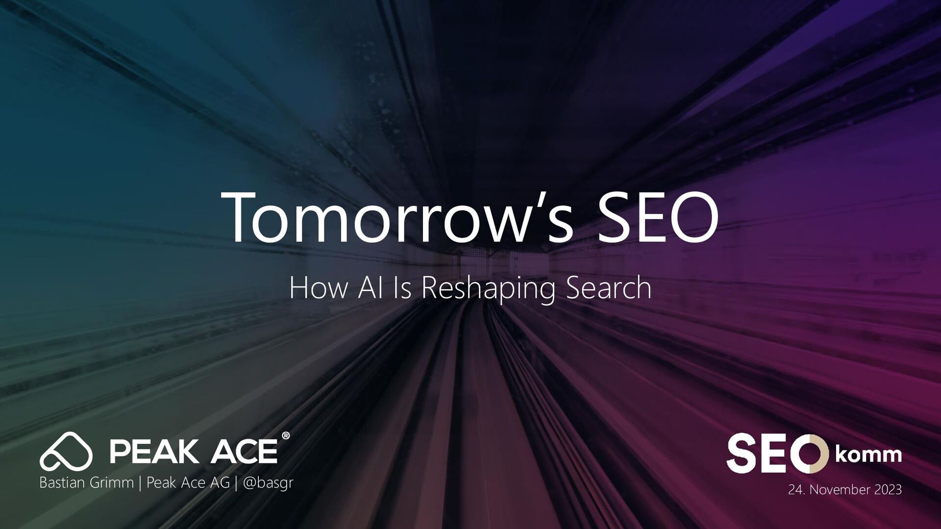 Tomorrows Seo How Ai Is Reshaping Search Seokomm 2023 Keynote